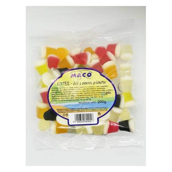 Želé koktejl ovocné | 350g