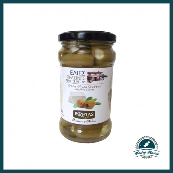 Olivy plnené syrom Feta a Mizithra | 290g