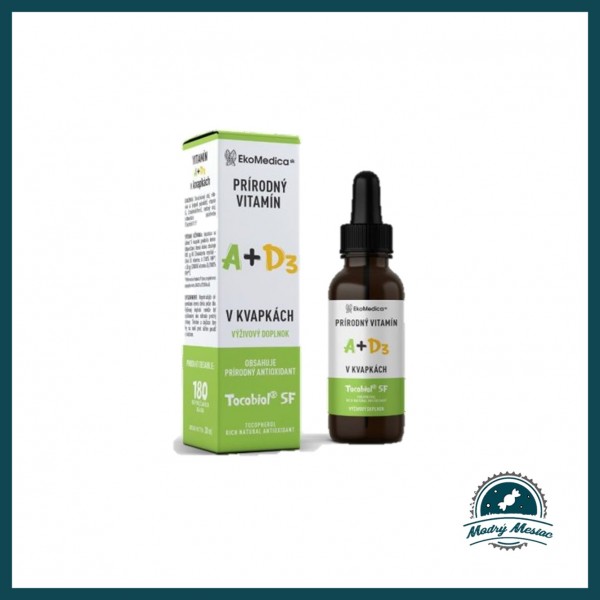 Vitamíny A+D3 v kvapkách | 30ml